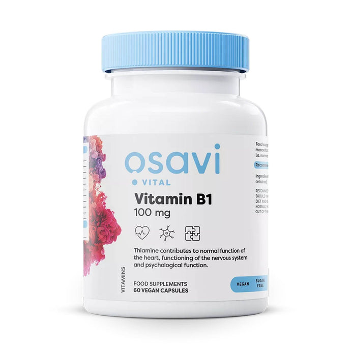 Vitamina B1 Thiamine, 100 mg, Osavi, 60 capsule