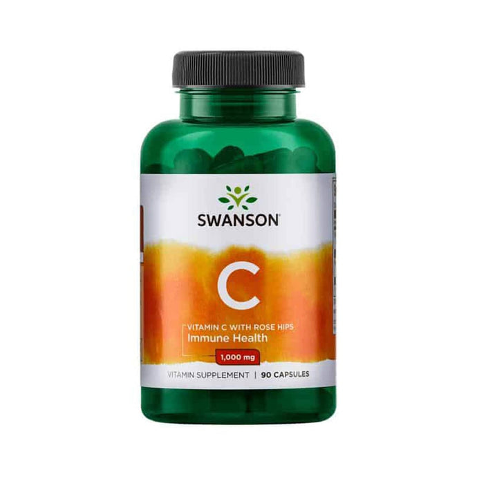 Vitamin C 1000mg with Rose Hips, Swanson, 90 capsule SW1054