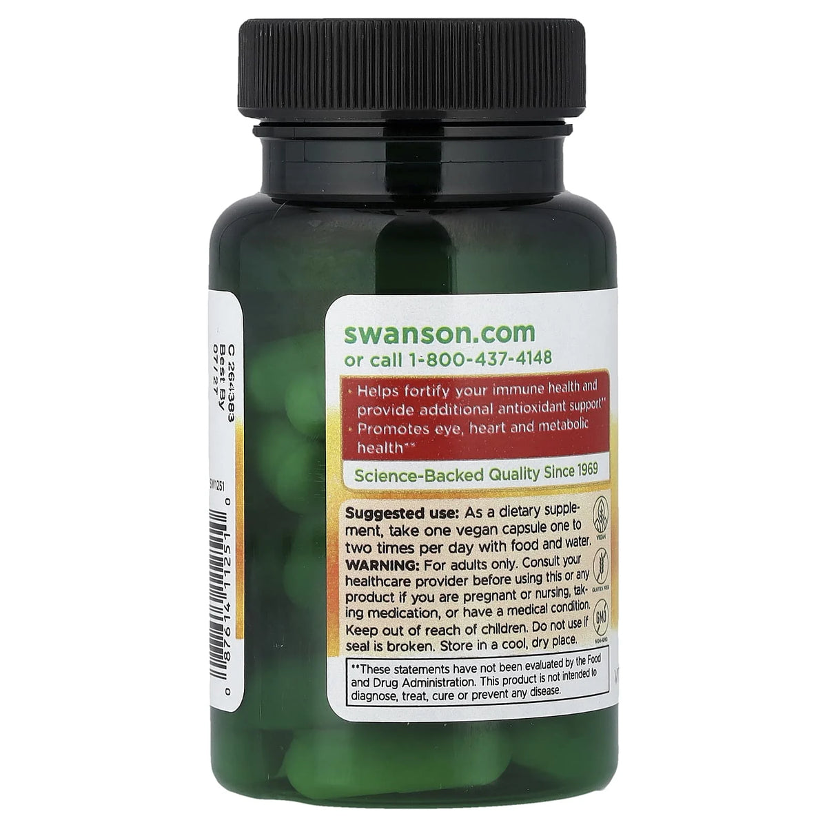 Vitamin C 1000mg with Rose Hips, Swanson, 30 capsule SW1251
