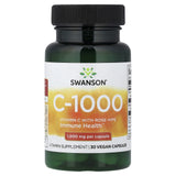 Vitamin C 1000mg with Rose Hips, Swanson, 30 capsule SW1251