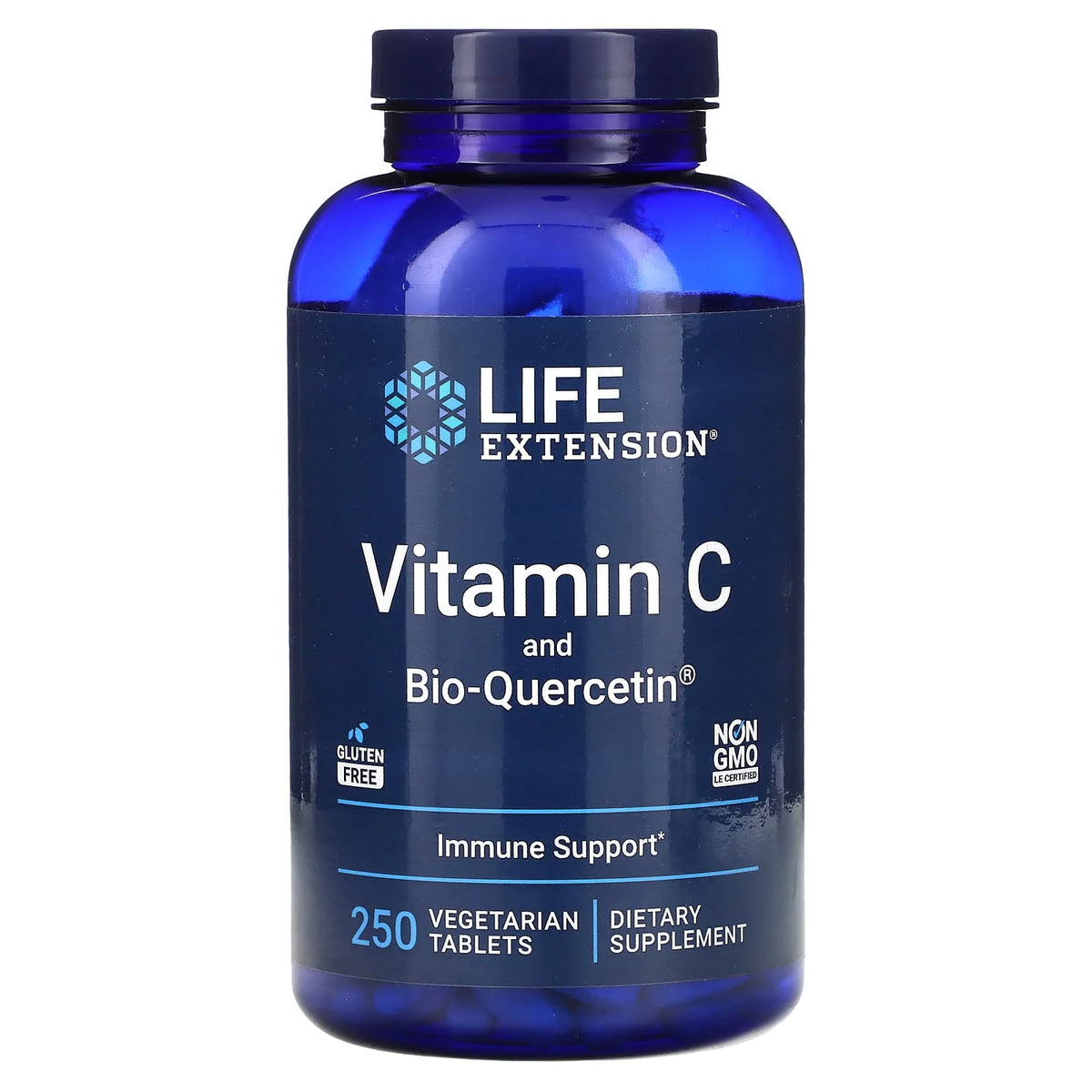 Vitamin C and Bio-Quercetin, Life Extension, 250 tablete