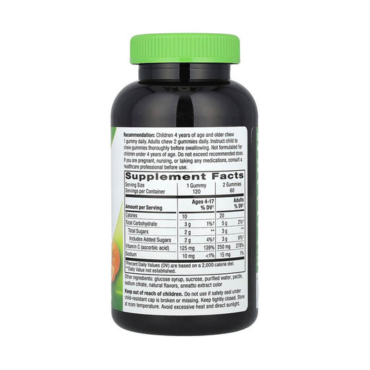 Vitamin C Gummies, Orange, Nature's Way, 120 jeleuri