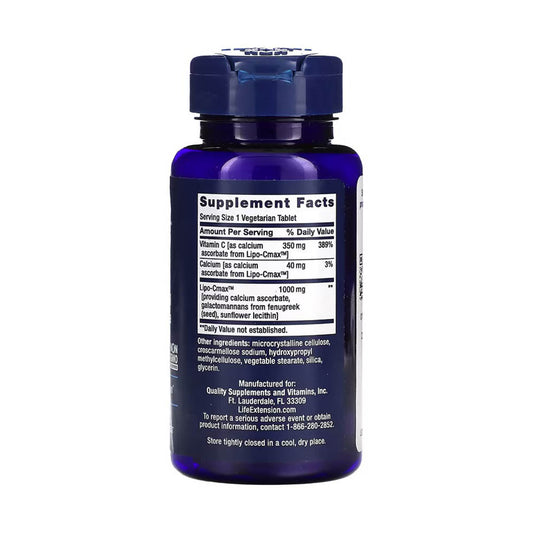 Vitamin C Liposomal, 1000 mg, Life Extension, 60 tablete