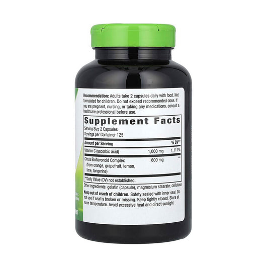 Vitamin C With Bioflavonoids, 500 mg, Nature's Way, 250 capsule