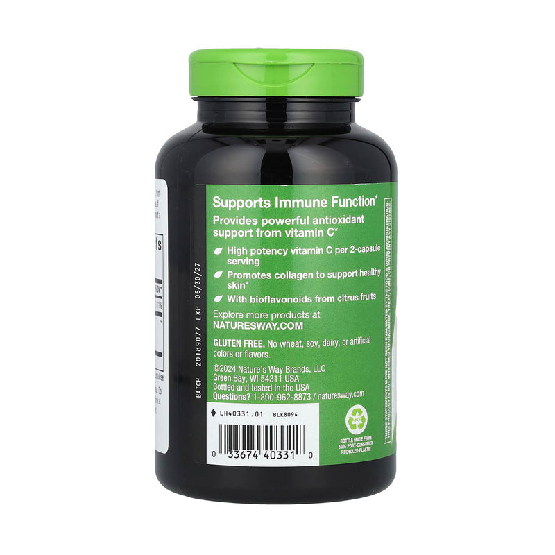 Încărcați imaginea în vizualizatorul Galerie, Vitamin C With Bioflavonoids, 500 mg, Nature&#39;s Way, 250 capsule
