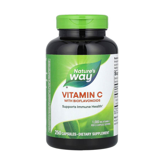 Vitamin C With Bioflavonoids, 500 mg, Nature's Way, 250 capsule