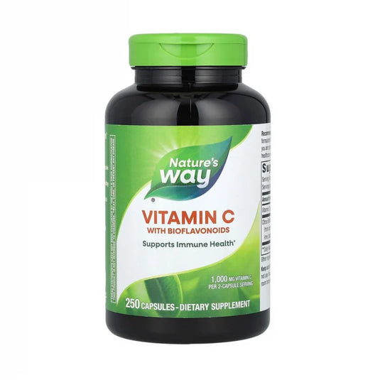 Vitamin C With Bioflavonoids, 500 mg, Nature's Way, 250 capsule