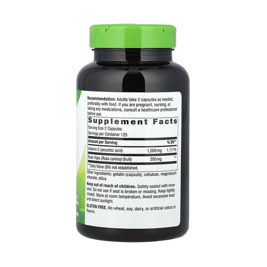 Vitamin C with Rose Hips, Nature's Way, 250 Capsule