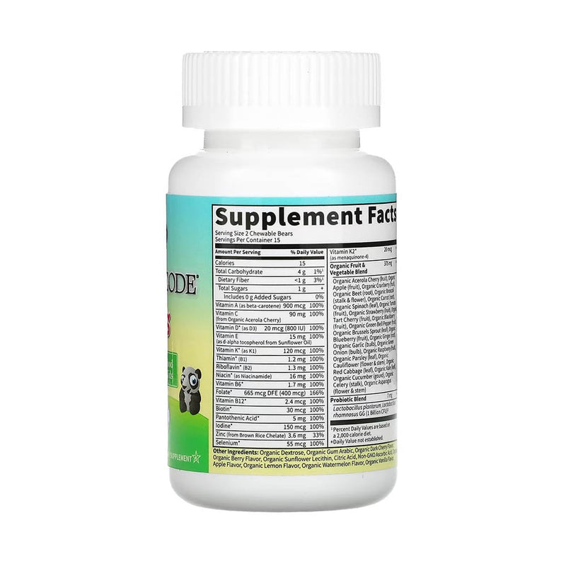 Încărcați imaginea în vizualizatorul Galerie, Vitamin Code, Kids, Chewable Whole Food Multivitamin, Garden of Life, 30 drajeuri
