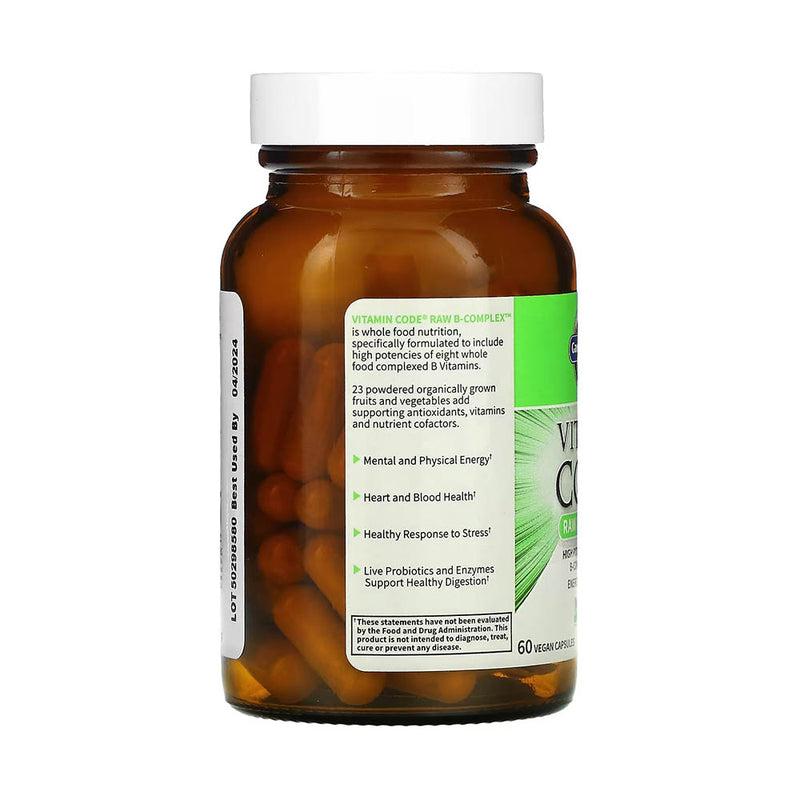 Încărcați imaginea în vizualizatorul Galerie, Vitamin Code, RAW B-Complex, Garden of Life, 60 capsule
