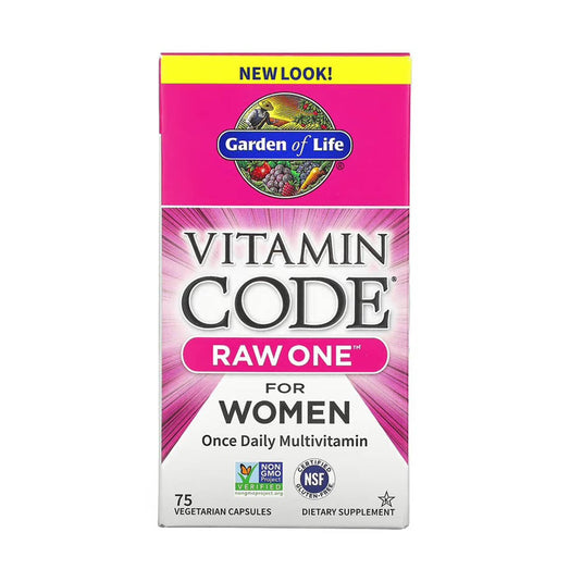 Vitamin Code, RAW One, Once Daily Multivitamin for Women, Garden of Life, 75 capsule