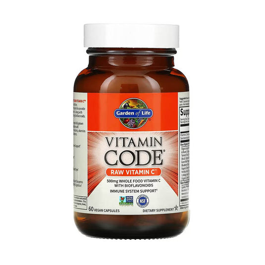 Vitamin Code, RAW Vitamin C, Garden of Life, 60 capsule