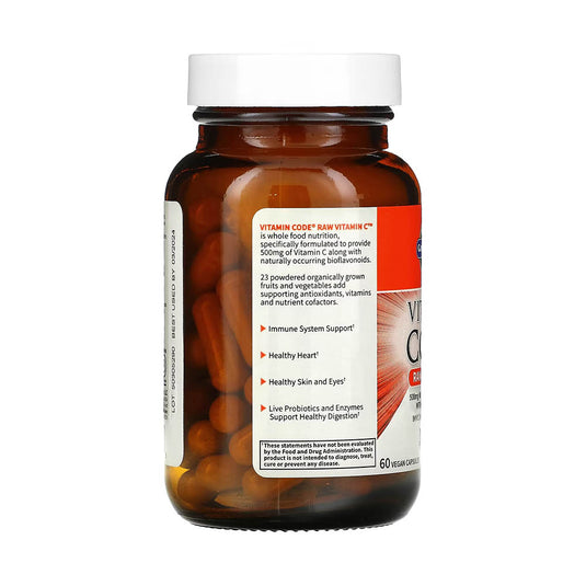 Vitamin Code, RAW Vitamin C, Garden of Life, 60 capsule