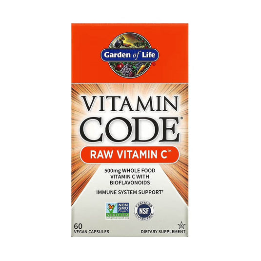Vitamin Code, RAW Vitamin C, Garden of Life, 60 capsule
