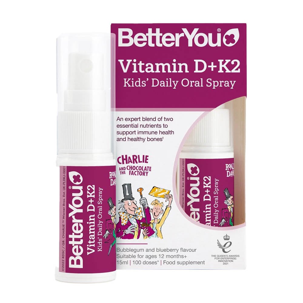 Vitamine pentru Copii D3 + K2 Kids Oral Spray, BetterYou, 15 ml