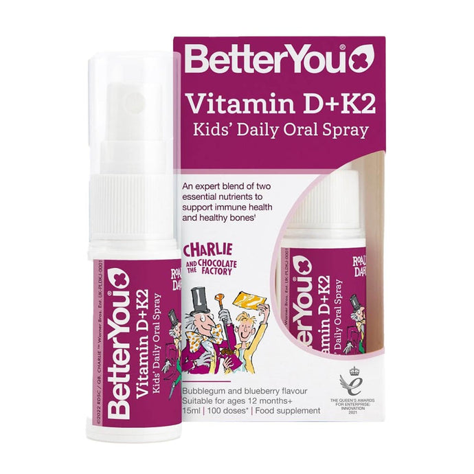 Vitamine pentru Copii D3 + K2 Kids Oral Spray, BetterYou, 15 ml