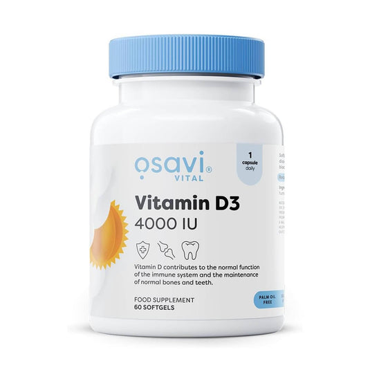 Vitamina D3, 2000 IU, Osavi, 60 softgels