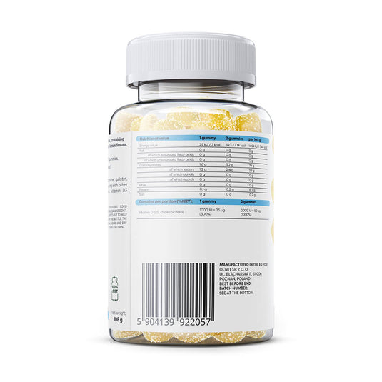 Vitamin D3 Gummies, 2000 IU, Osavi, 60 jeleuri