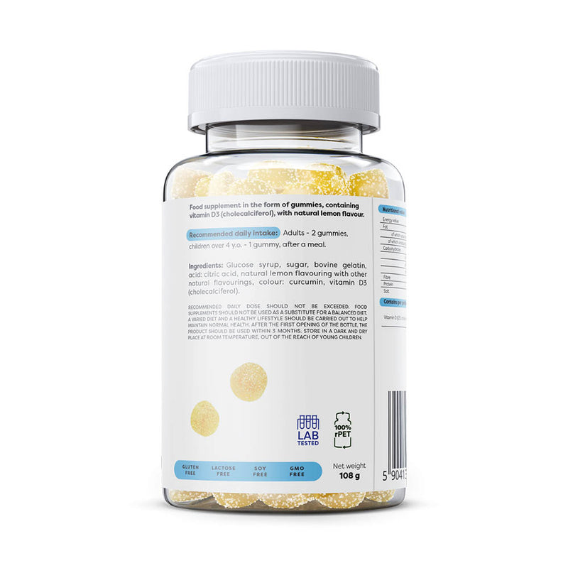 Încărcați imaginea în vizualizatorul Galerie, Vitamin D3 Gummies, 2000 IU, Osavi, 60 jeleuri
