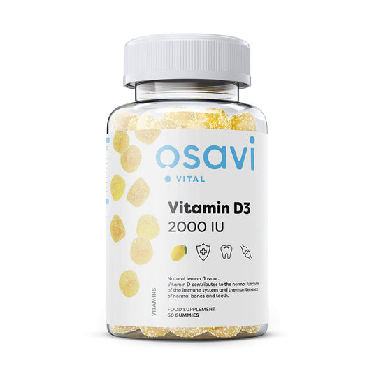 Vitamin D3 Gummies, 2000 IU, Osavi, 60 jeleuri