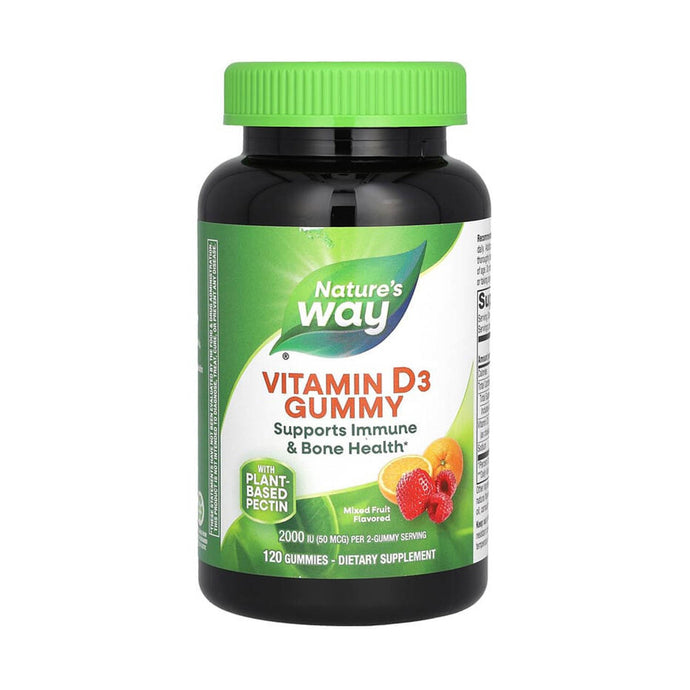Vitamin D3 Gummy, 1000 IU, Nature's Way, 120 jeleuri
