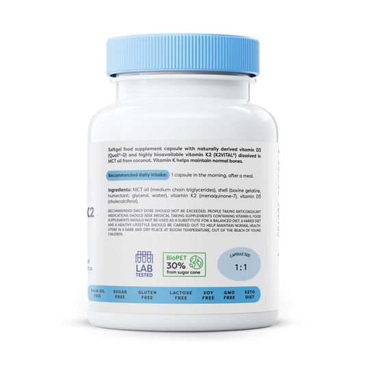 Vitamin D3 + K2, 4000 IU / 150 mcg, Osavi, 60 softgels