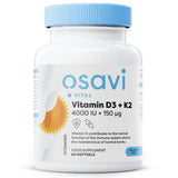 Vitamin D3 + K2, 4000 IU / 150 mcg, Osavi, 60 softgels