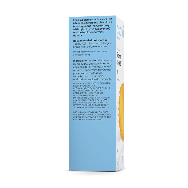 Încărcați imaginea în vizualizatorul Galerie, Vitamin D3 + K2 Oral Spray, Osavi, 25 ml
