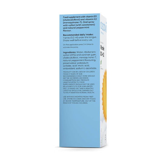 Vitamin D3 + K2 Oral Spray, Osavi, 25 ml