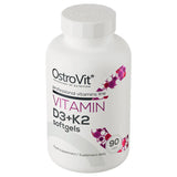 Vitamin D3 + K2 MK-7 Softgels, 2000 IU / 100 mcg, OstroVit, 90 softgels