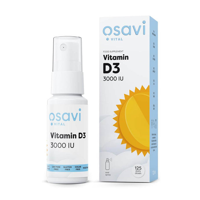 Vitamin D3 Oral Spray, 3000 IU, Osavi, 12.5 ml