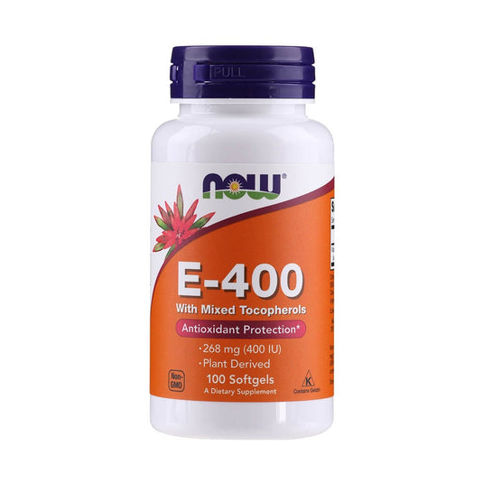 Vitamin E-400 (Mixed Tocopherols) 268 mg, Now Foods, 50 softgels