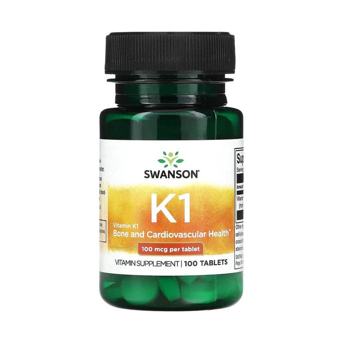 Vitamin K-1 (Filochinona), 100mcg, Swanson, 100 tablete SW994