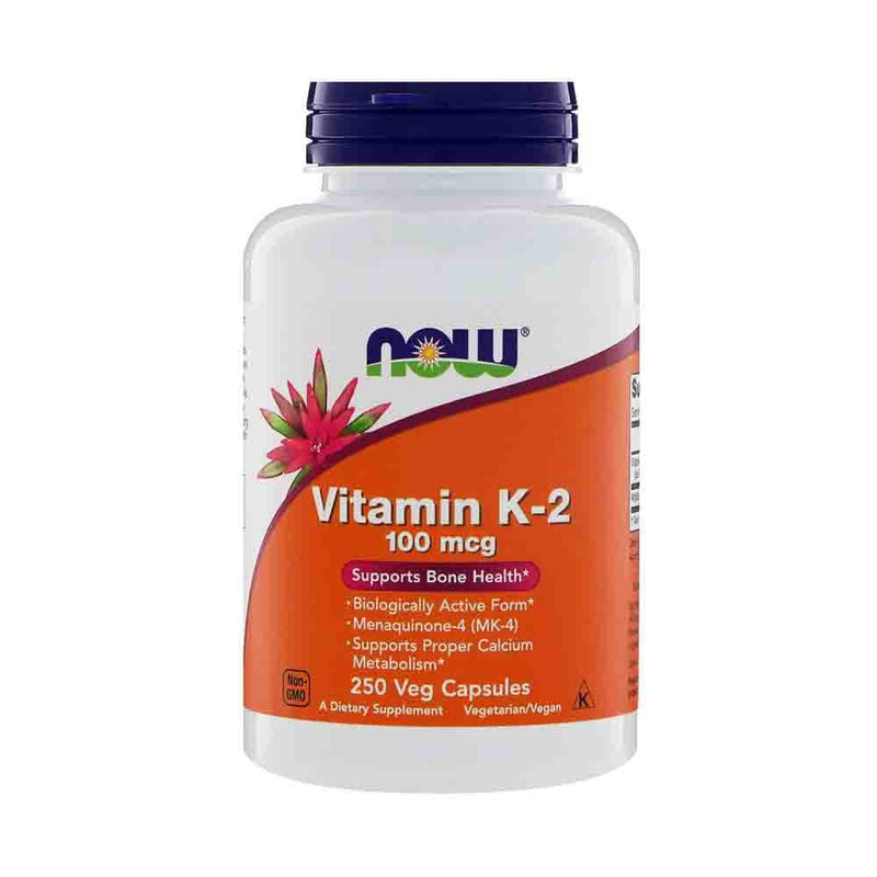 Încărcați imaginea în vizualizatorul Galerie, Vitamin K-2, MK-4, 100 mcg, Now Foods, 100 capsule

