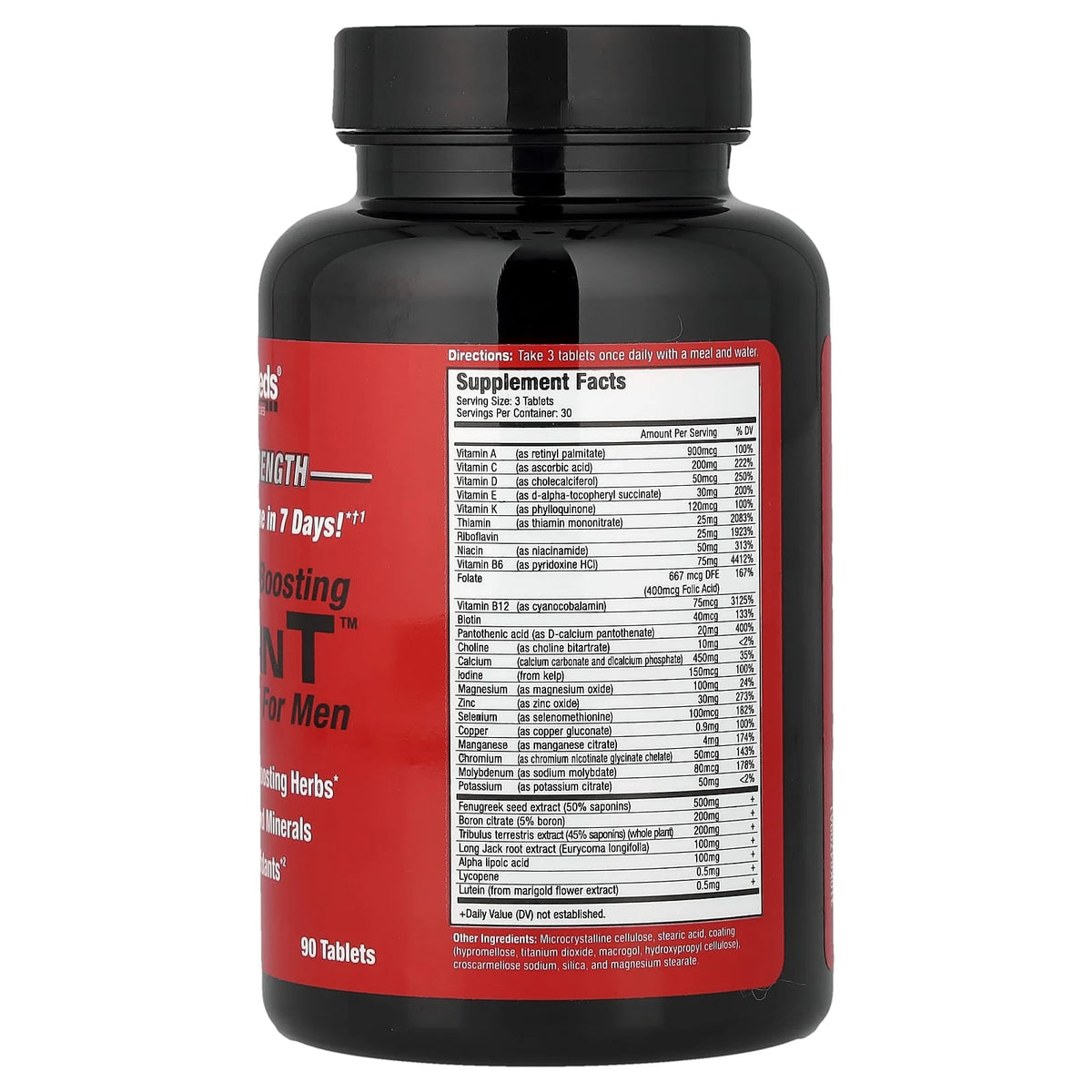 Vitamin T, Testosteron Boosting Multi-Vitamin For Men, MuscleMeds, 90 tablete