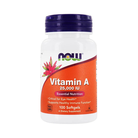 Vitamina A, 10.000 IU, Now Foods, 100 softgels