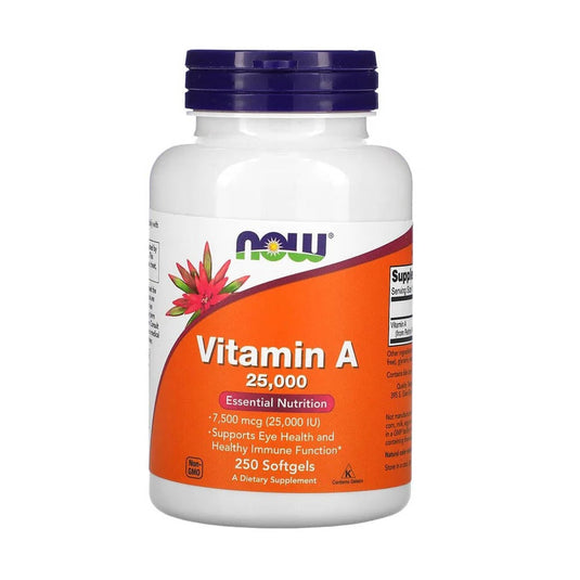 Vitamina A, 10.000 IU, Now Foods, 100 softgels