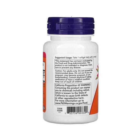 Vitamina A, 10.000 IU, Now Foods, 100 softgels