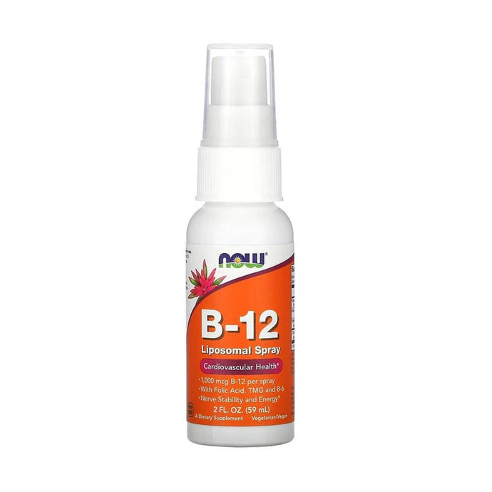 Vitamina B-12 Liposomal Spray, 1000 mcg, Now Foods, 59 ml