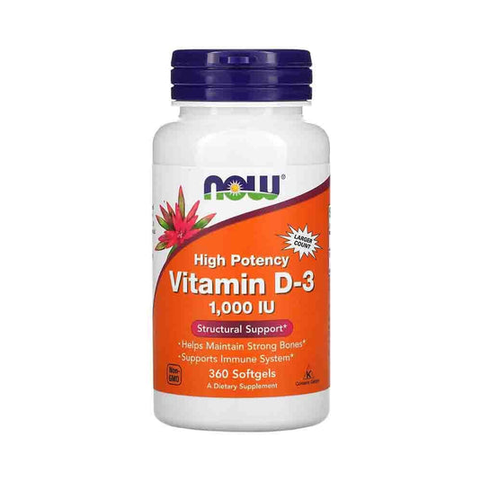 Vitamina D3, 2000 IU, Now Foods, 120 softgels