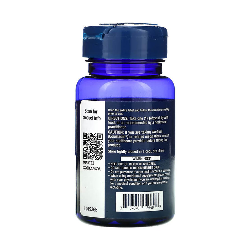 Încărcați imaginea în vizualizatorul Galerie, Vitamina K2 (MK-7), 45 mcg, Life Extension, 90 softgels
