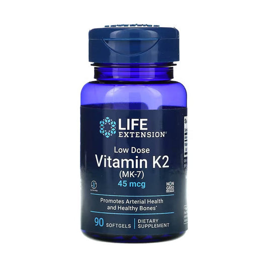 Vitamina K2 (MK-7), 45 mcg, Life Extension, 90 softgels