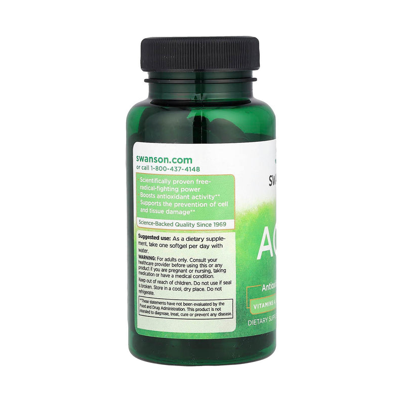 Încărcați imaginea în vizualizatorul Galerie, Vitamins A, C, E and Selenium, Swanson, 60 softgels SWU132
