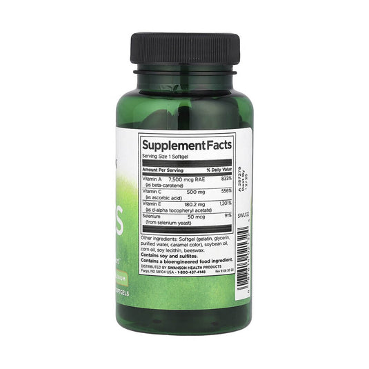 Vitamins A, C, E and Selenium, Swanson, 60 softgels SWU132