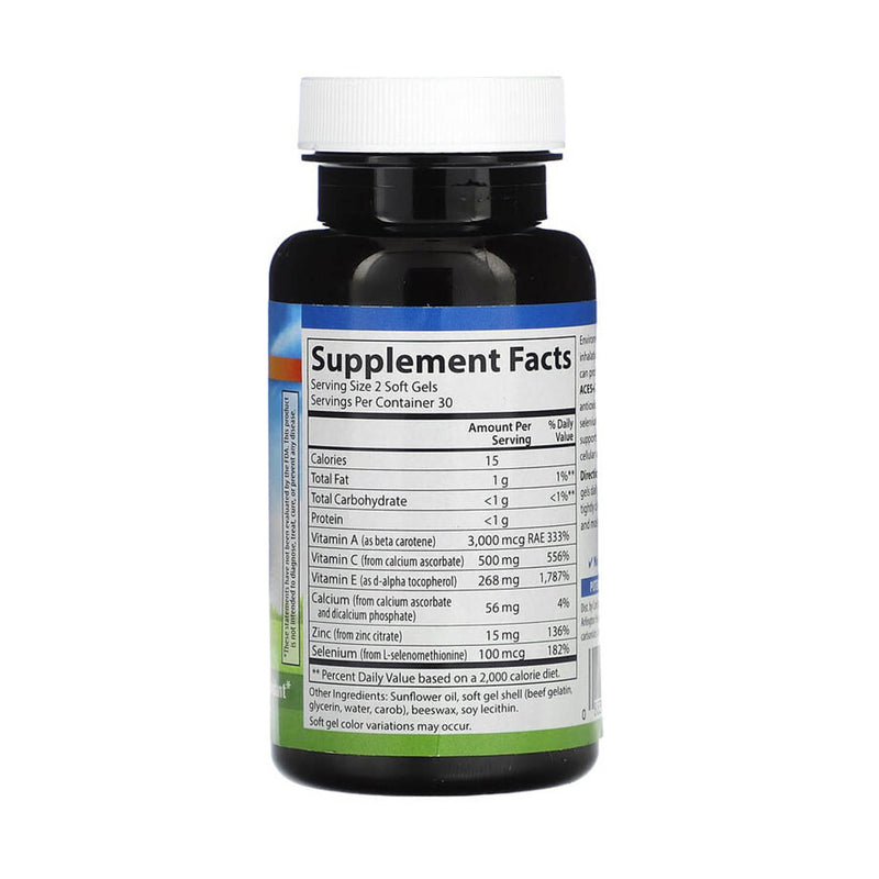 Încărcați imaginea în vizualizatorul Galerie, Vitaminele A, C, E + Selenium &amp; Zinc, Carlson, 60 Softgels
