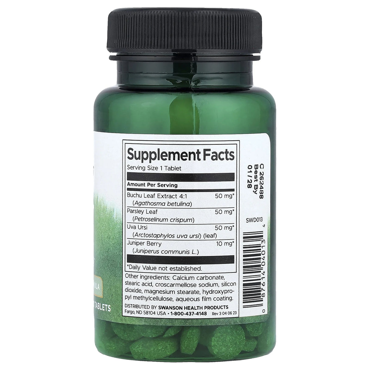 Water Pills, (Retentie de Apa) Fluid Balance, Swanson, 120 tablete SWD013