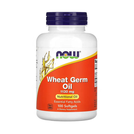 Wheat Germ Oil (Uleiul Germeni de Grâu) 1130 mg, NOW Foods, 100 softgels
