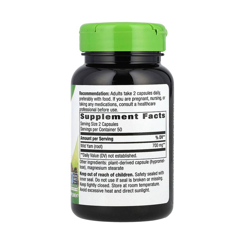 Încărcați imaginea în vizualizatorul Galerie, Wild Yam Root (Ignama Sălbatică), 350 mg, Nature&#39;s Way, 100 Capsule
