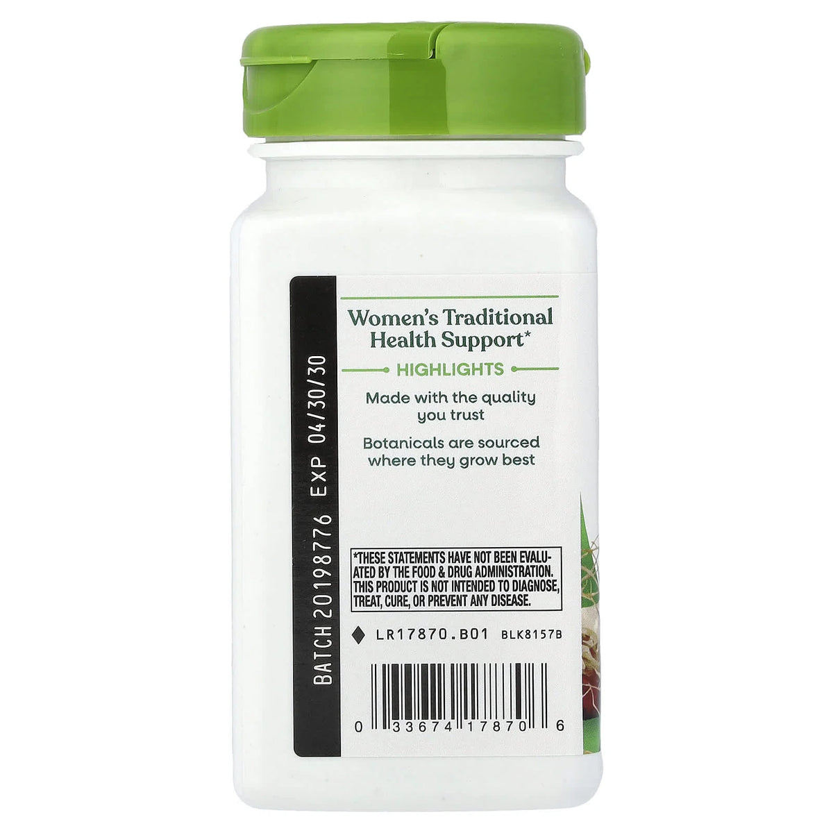 Wild Yam Root (Ignama Sălbatică), 350 mg, Nature's Way, 100 Capsule