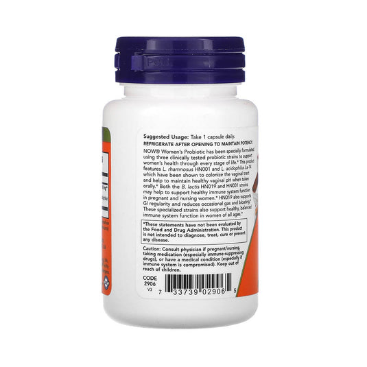 Women's Probiotic (Sanatatea Vaginala), 20 Billion, Now Foods, 50 capsule